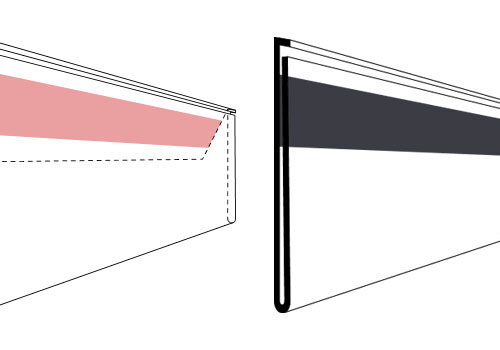 EX & EXB Skyddad överkant