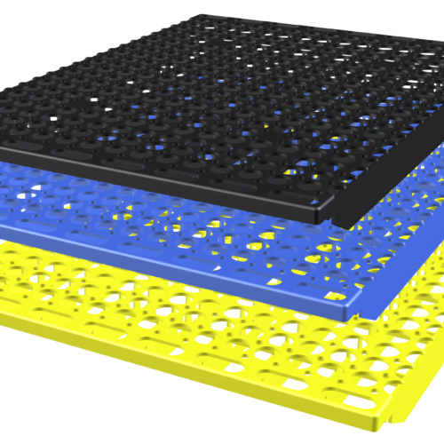 Hyllplan Plast 500 Djup