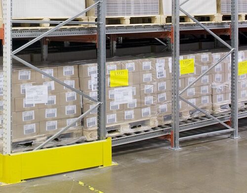 Pallställ genomlöpning FIFO (First In First Out)