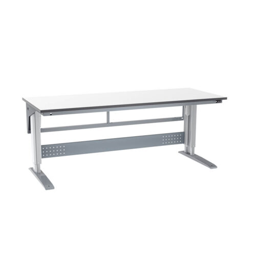 Arbetsbord W300 Elektriskt 2000x800 mm Grå Laminat