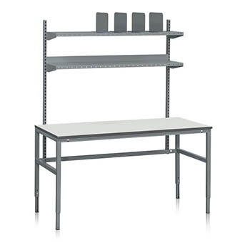 Packbord S manuellt, komplett 1600x800x24 mm Laminat